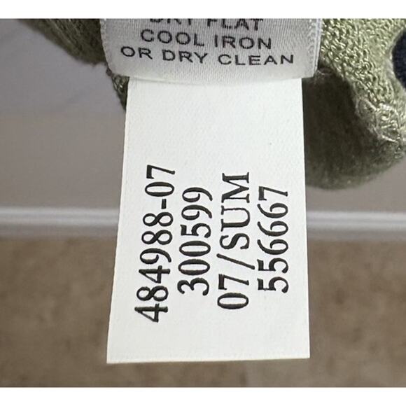 Banana Republic Men’s L Green V-Neck Sweater Silk Linen Lightweight Knit - Picture 5 of 5